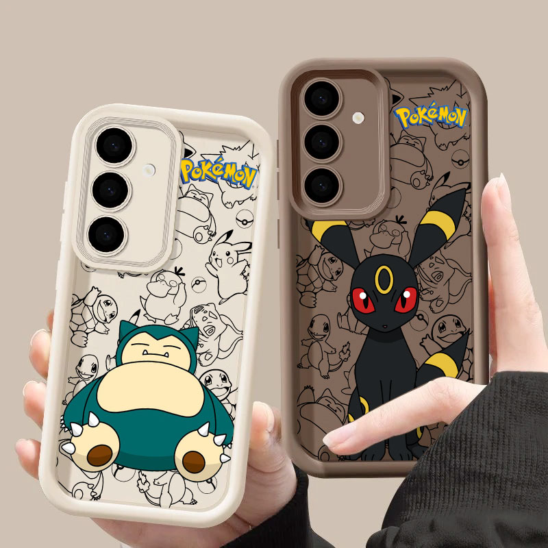 Samsung Galaxy S24 - غطاء حماية Snorlaxs Umbreons P-Pokemons Anime