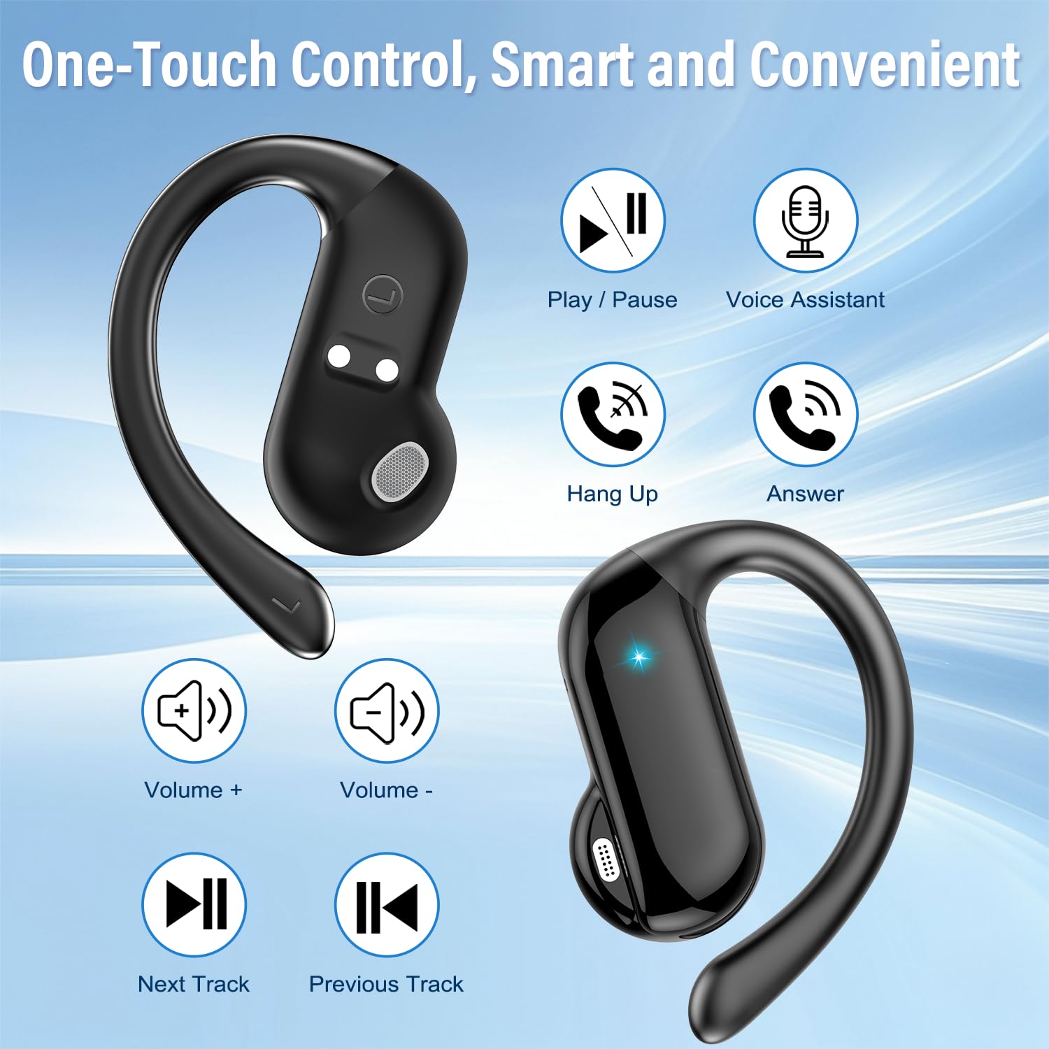 Wired Earphone Lightning - سماعات أذن مفتوحة 2026 بتقنية بلوتوث