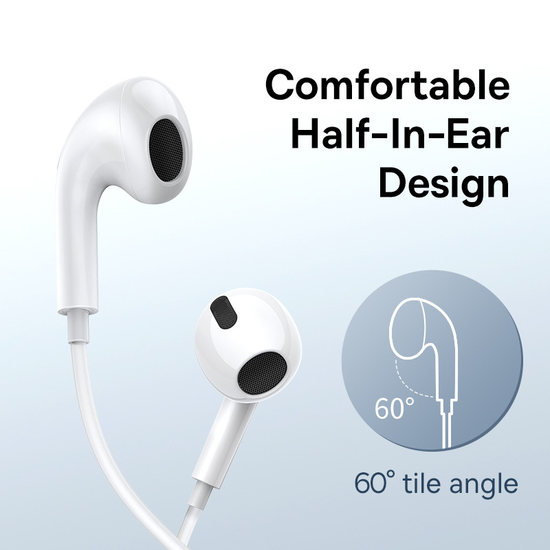 Baseus C17 سماعة أذن سلكية من  - مراجعة Wired Earphone Lightning وسعره