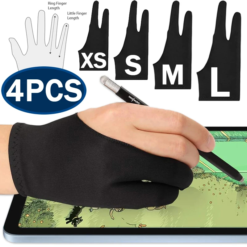 قفاز رسم بخاصية منع لمس راحة ا - مراجعة Drawing Glove Artist وسعره
