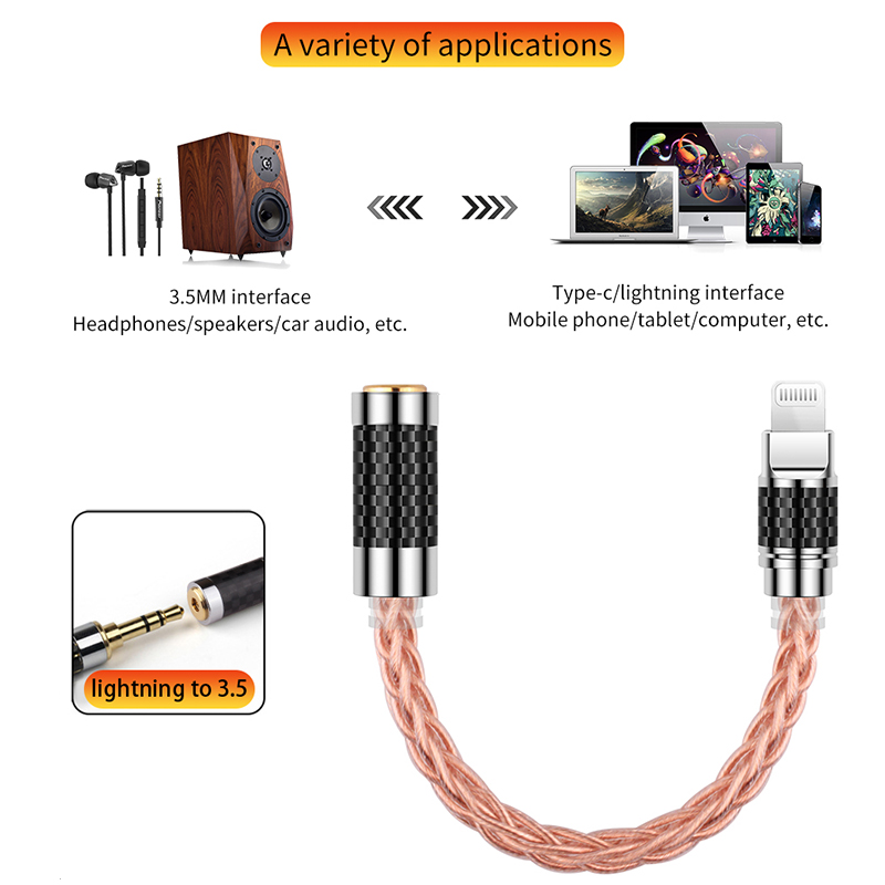 YYTCG Type-C إلى 2.5/3.5/4.4 م - مراجعة Wired Earphone Lightning وسعره