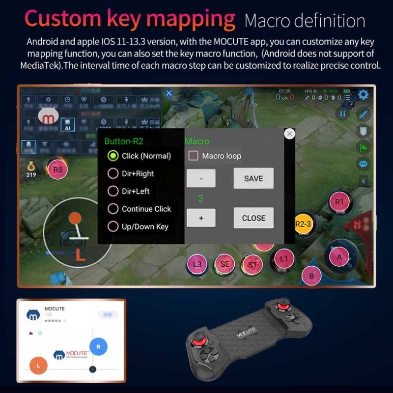غمبد آيفون أندرويد التحكم في ا - مراجعة Android Tablet Gaming Accessories وسعره