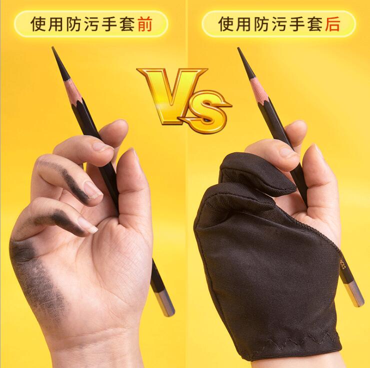 قفاز رسم للفنانين بإصبعين مضاد - مراجعة Drawing Glove Artist وسعره