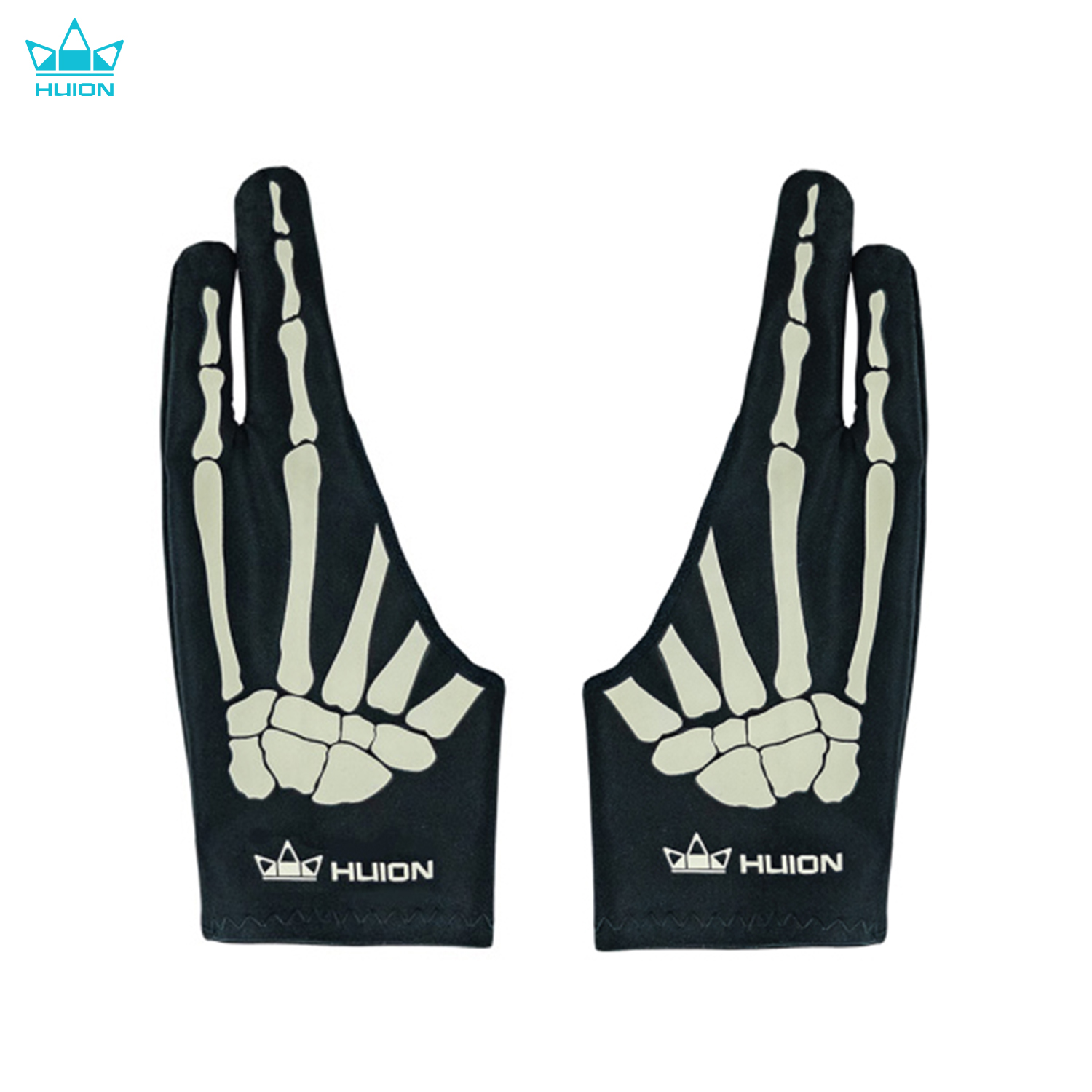 قفاز Huion Skeleton ذو إصبعين  - مراجعة Drawing Glove Artist وسعره