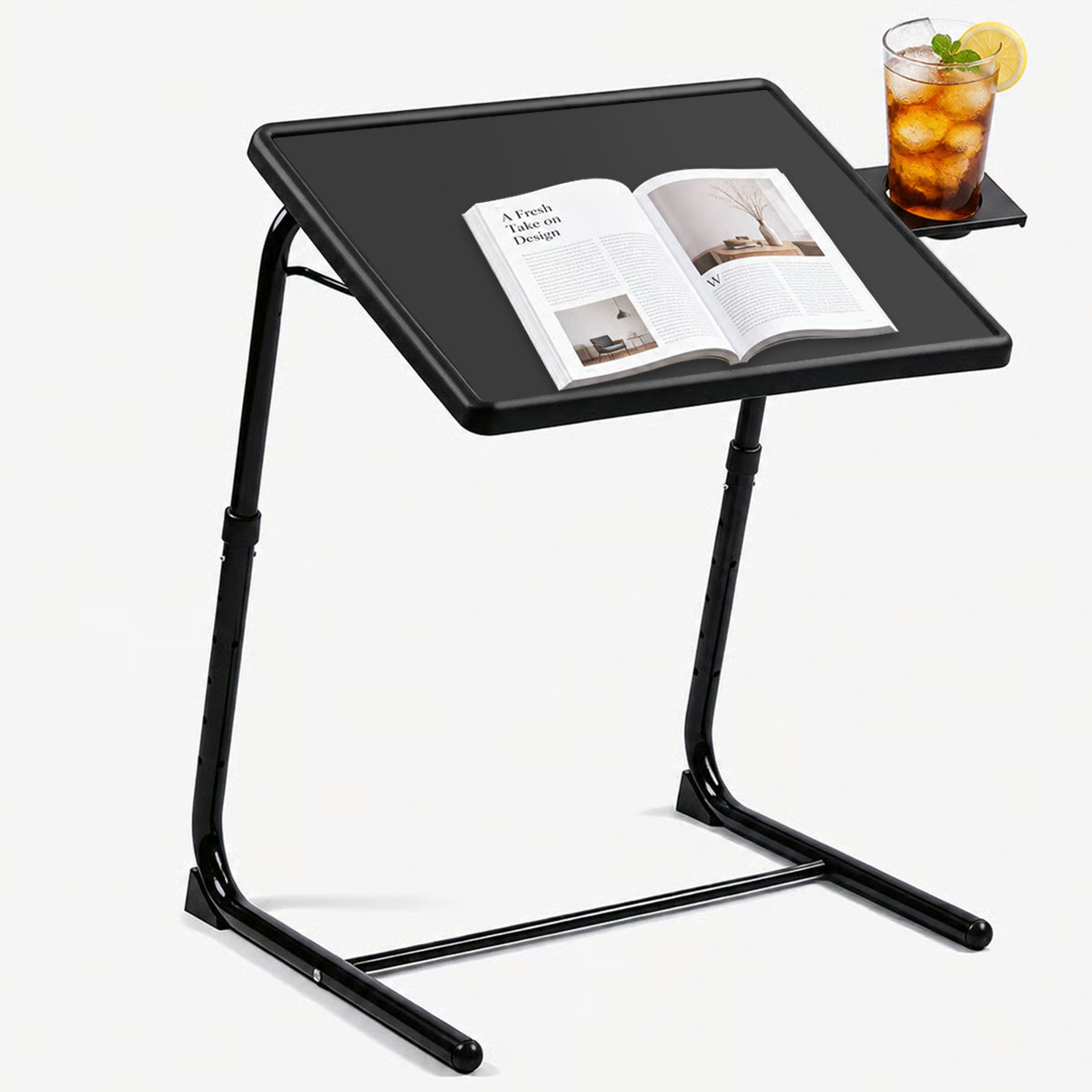 طاولة سرير قابلة للتعديل للكمب - مراجعة Tablet Lap Desk وسعره