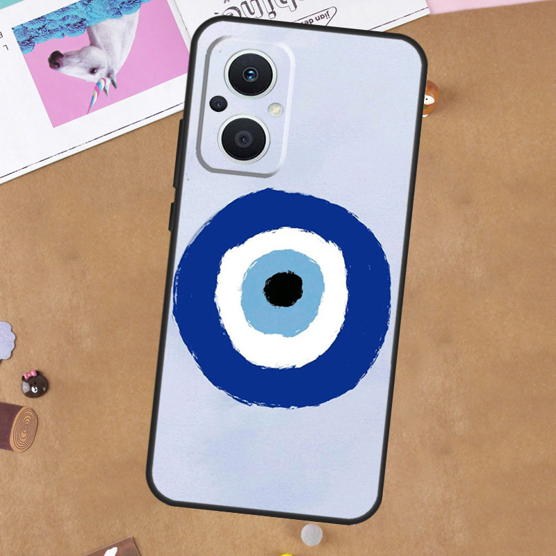 غطاء حماية بتصميم العين الشرير - مراجعة Oppo Reno 12 وسعره