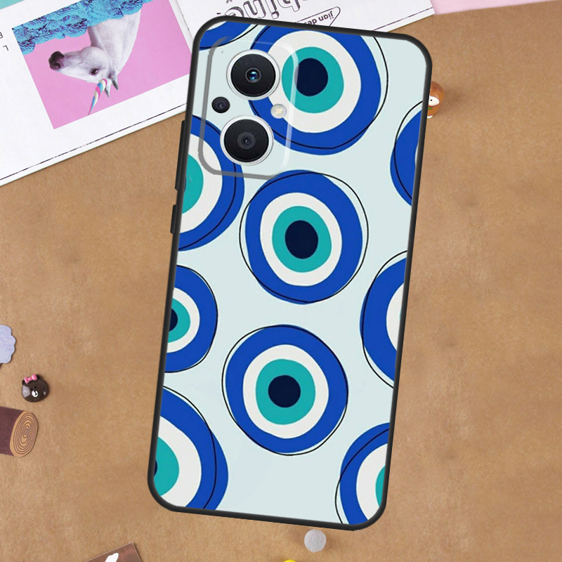 غطاء حماية بتصميم العين الشرير - مراجعة Oppo Reno 12 وسعره