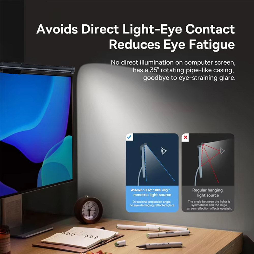 Wiscolor شاشة LED رصد معلقة ضو - مراجعة Tablet Lap Desk وسعره