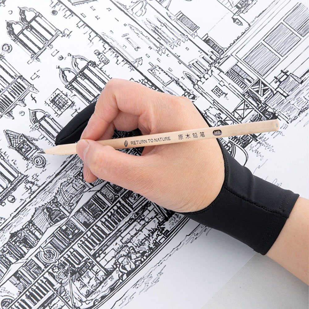 1 قطعة قفازات اللوحة اليدوية ب - مراجعة Drawing Glove Artist وسعره